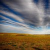 Pampa und Wolken